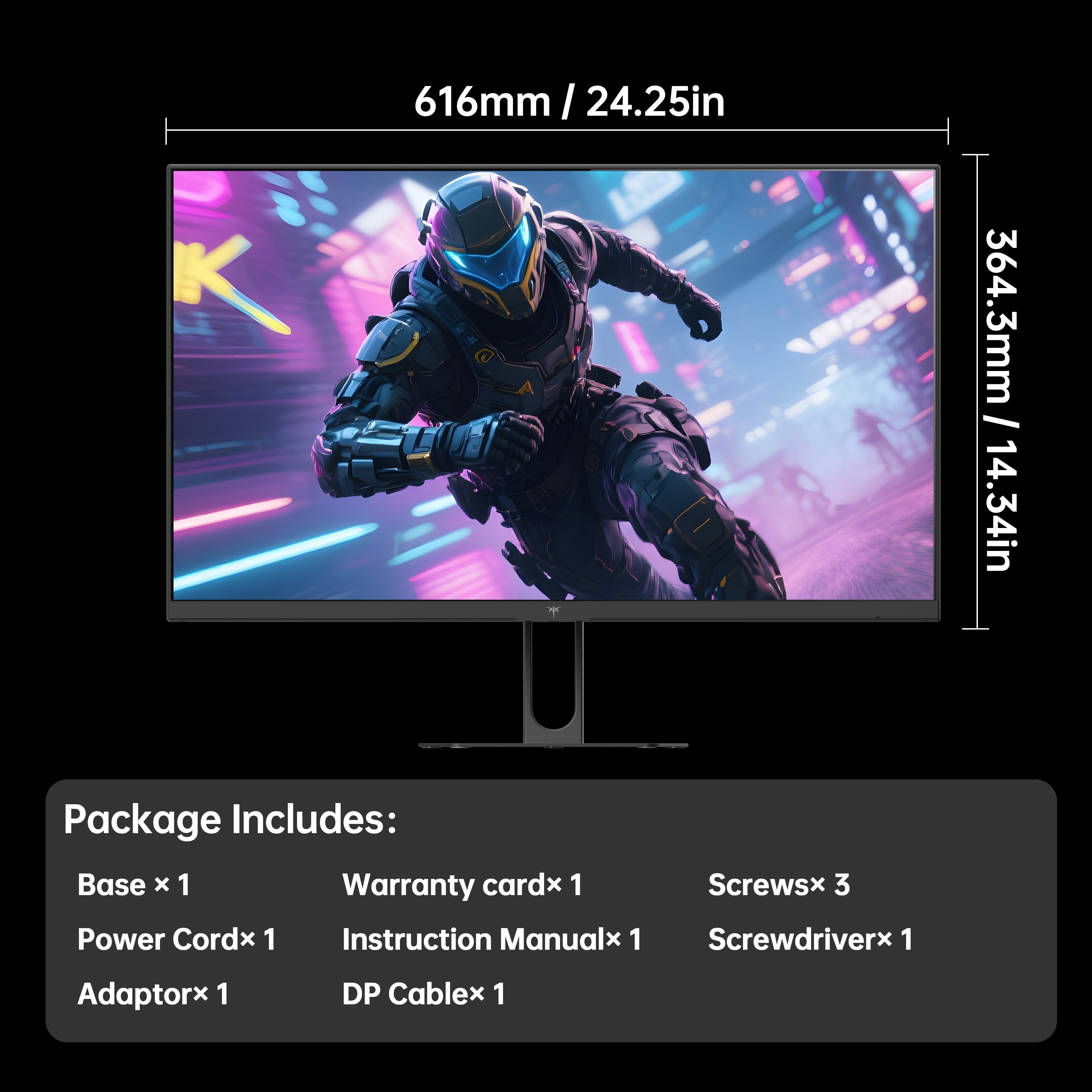 27-inch 2K 1ms Response 200Hz Esports Gaming Monitor