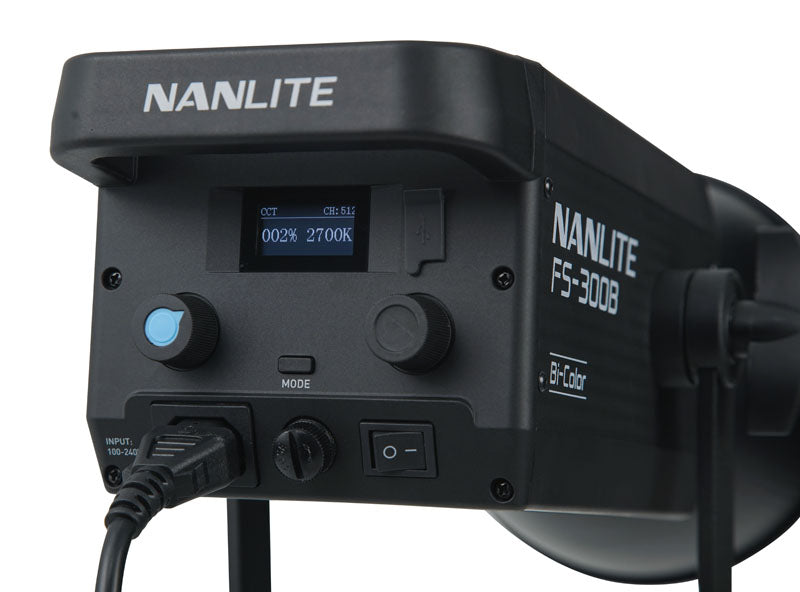 NANLITE FS-300B 撮影用ライト スタジオライト 350W バイカラー 2700