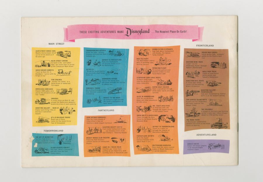 Walt Disney's Guide to Disneyland Book (1960) - ID: feb24123 | Van