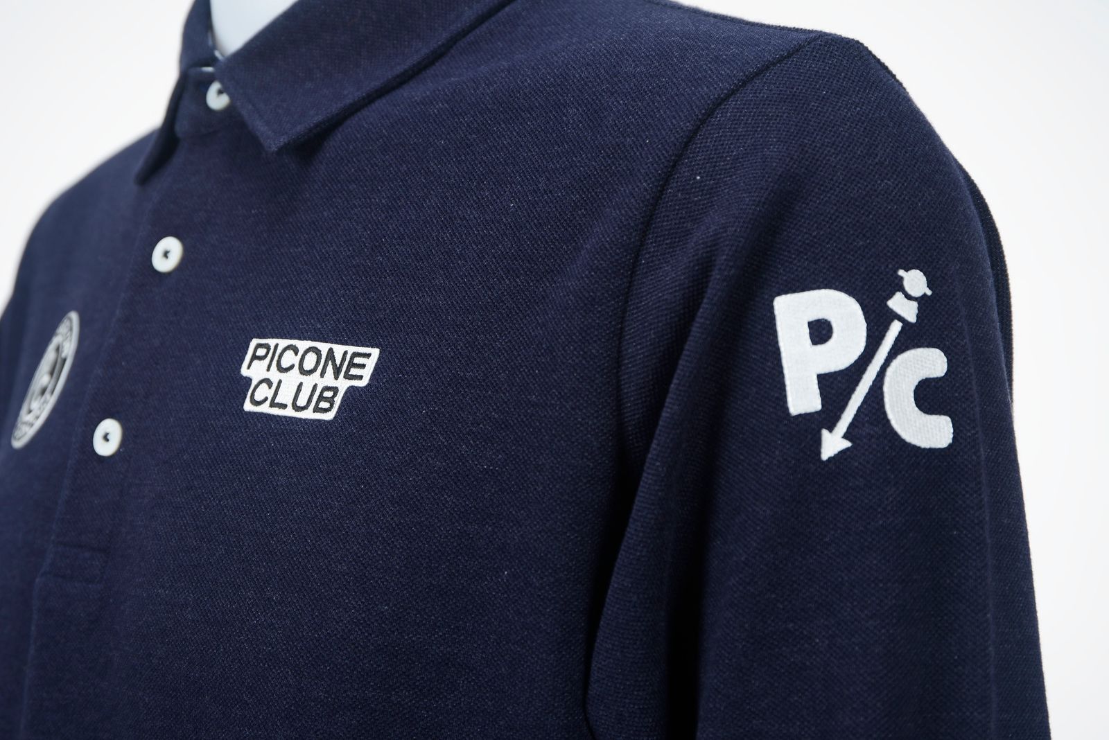 picone club - 長袖ポロシャツ | ネイビー | メンズ | ゴルフウェア