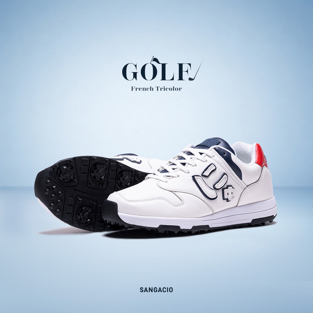 GOLF『FRENCH TRICOLOR』スパイクレスゴルフシューズ | SANGACIO