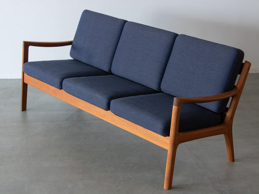 H013 Ole Wanscher｜3シートソファ｜ネイビー – tefu vintaging-supplies