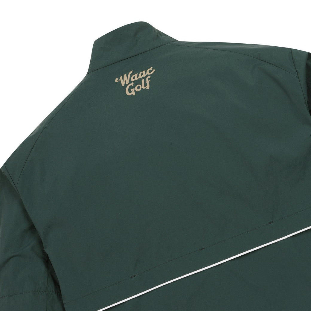 MEN デタッチャブルスリーブハーフジップ ダークグリーン