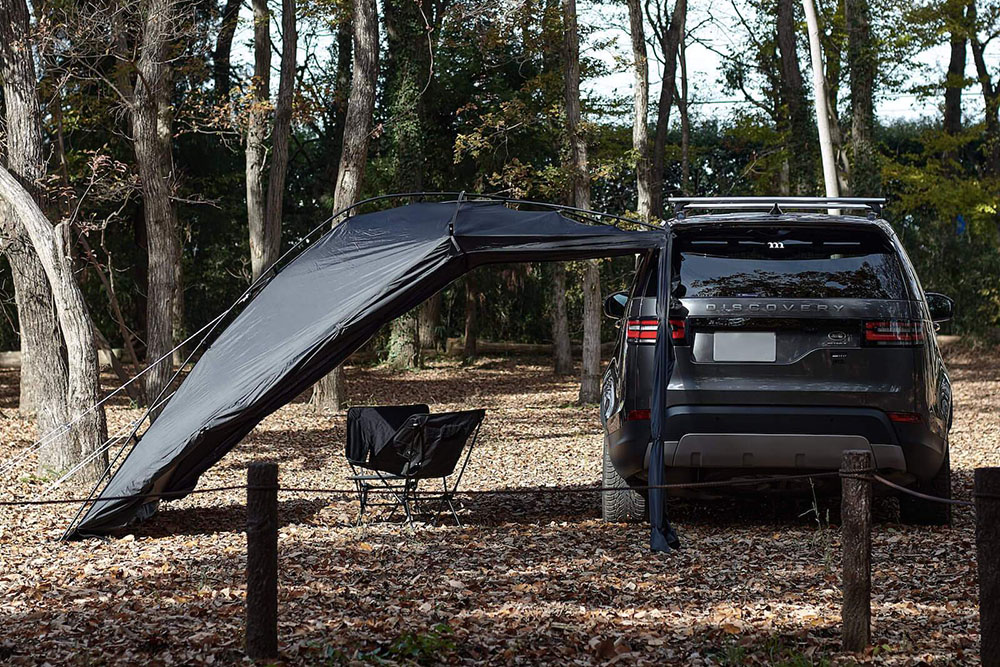 フリークスストア×ムラコによるコラボカーサイドタープは、車なしでも