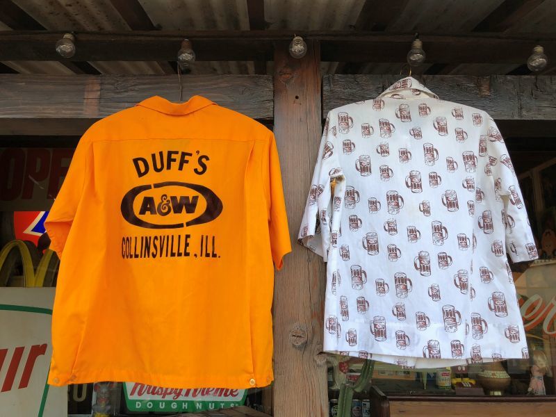 Vintage A&W Bowling Shirts (S015) - 2000toys Antique Mall