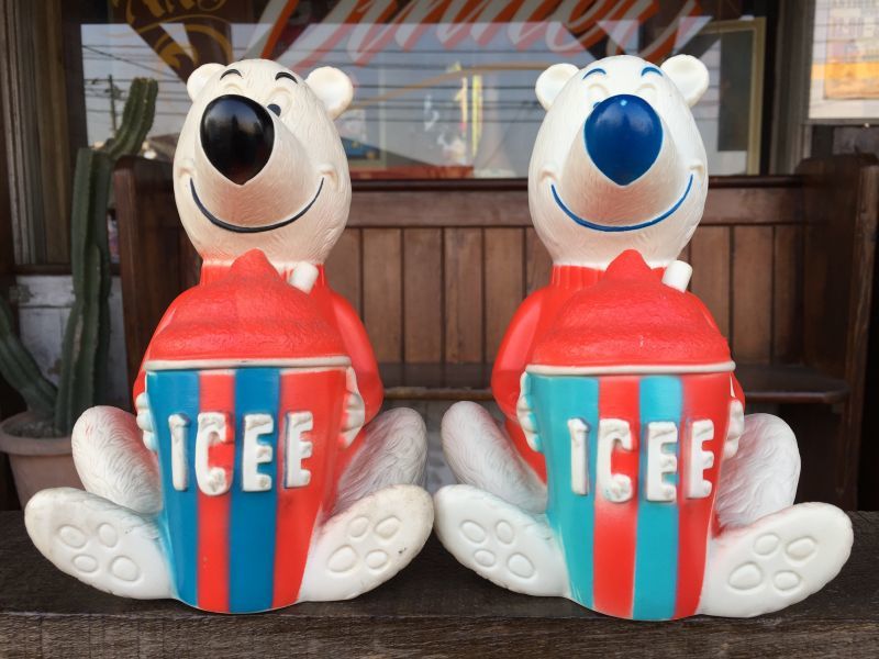 70s Vintage ICEE BEAR Bank (J122) - 2000toys Antique Mall