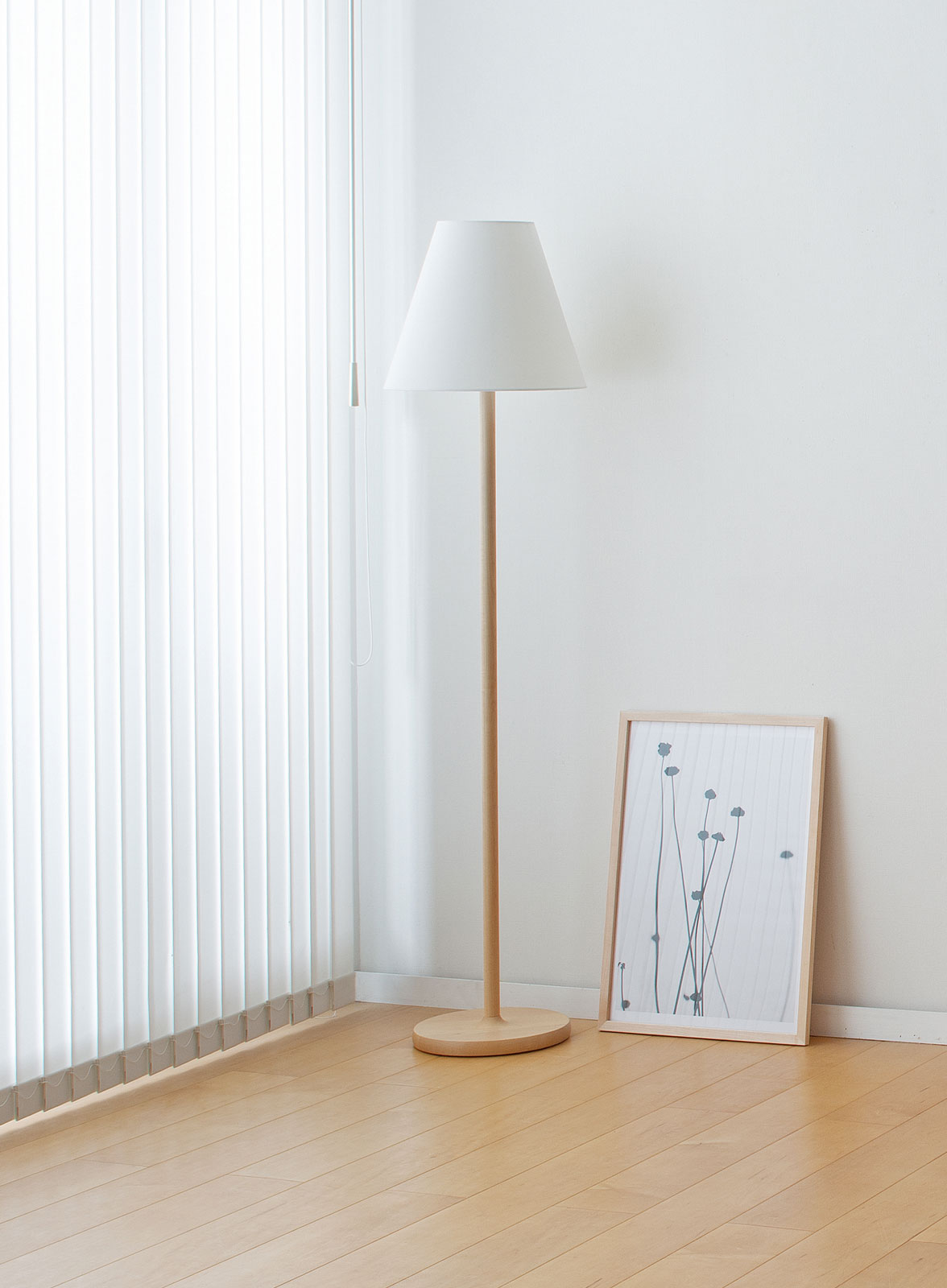 フロアスタンド(丸) | 木質感の照明 - コサイン公式通販