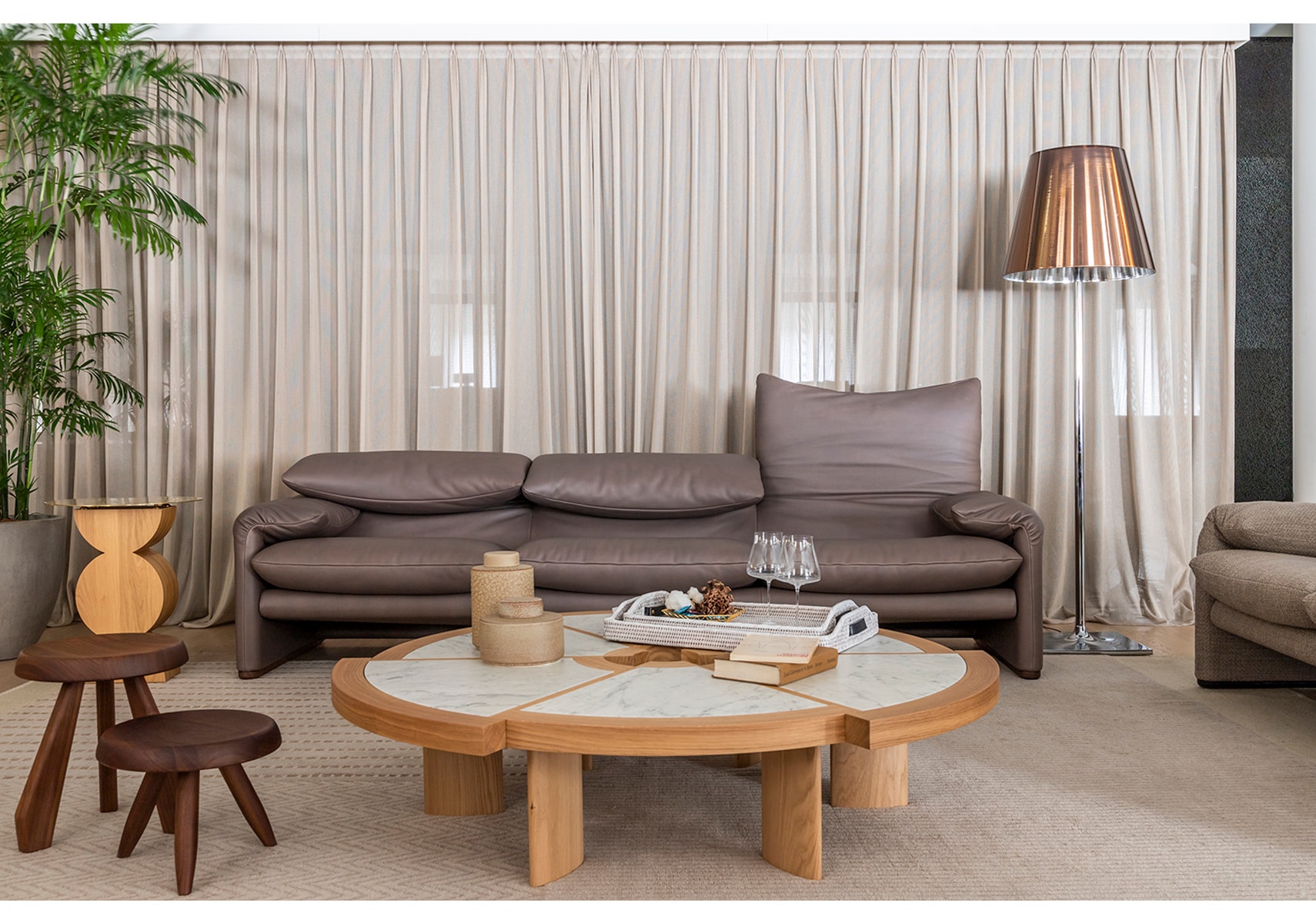 Cassina（カッシーナ）675-3PW MARALUNGAマラルンガソファ 3人掛ワイド