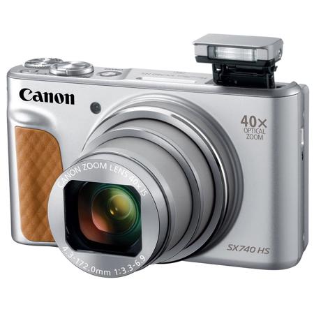 Canon PowerShot SX740 HS Digital Camera, Silver 2956C001