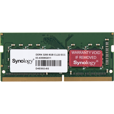 Synology 8GB 260-Pin DDR4 ECC Unbuffered SO-DIMM Memory Module