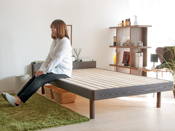 桐すのこベッド cube〔キューブ〕 フレーム単体 シングルサイズ | 家具