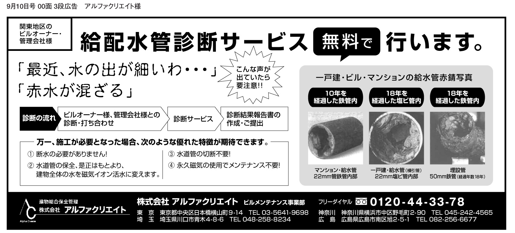 アルファクリエイト｜磁気イオン活水器 六銘泉