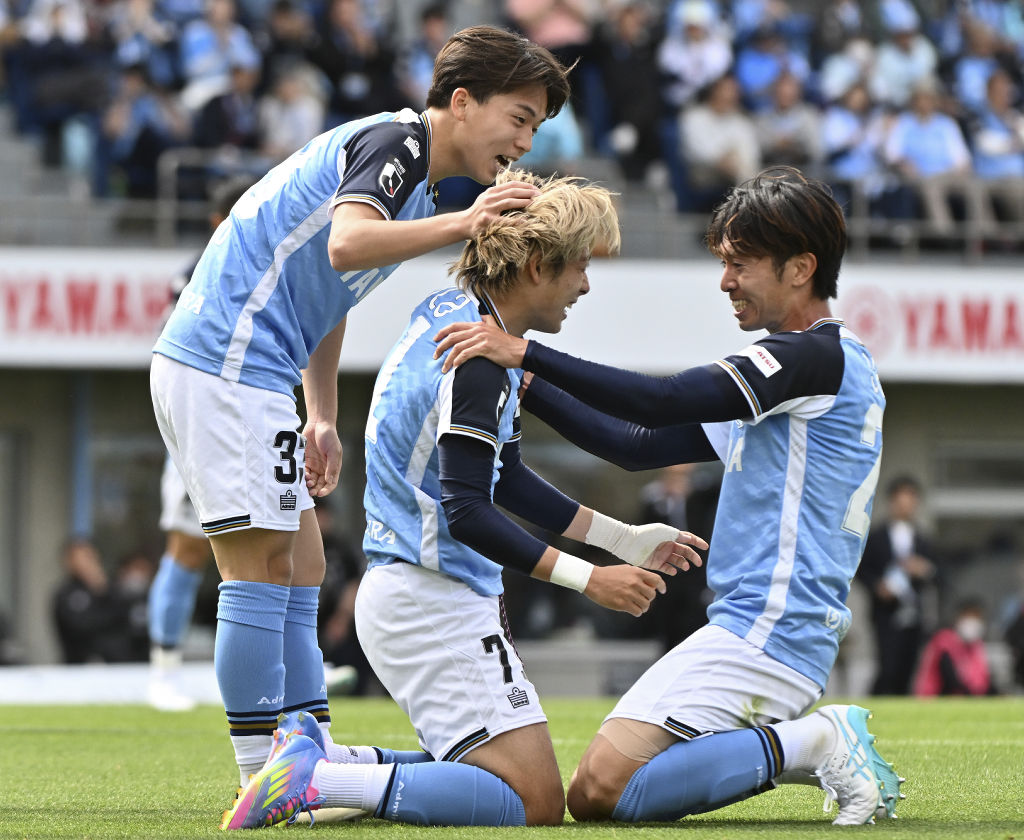 写真特集】ジュビロ磐田が「蒼藤決戦」制す 藤枝MYFCに1ー0 J2