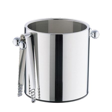 9511301｜二重構造アイスペール 樹脂底無(トング付) MR-130B