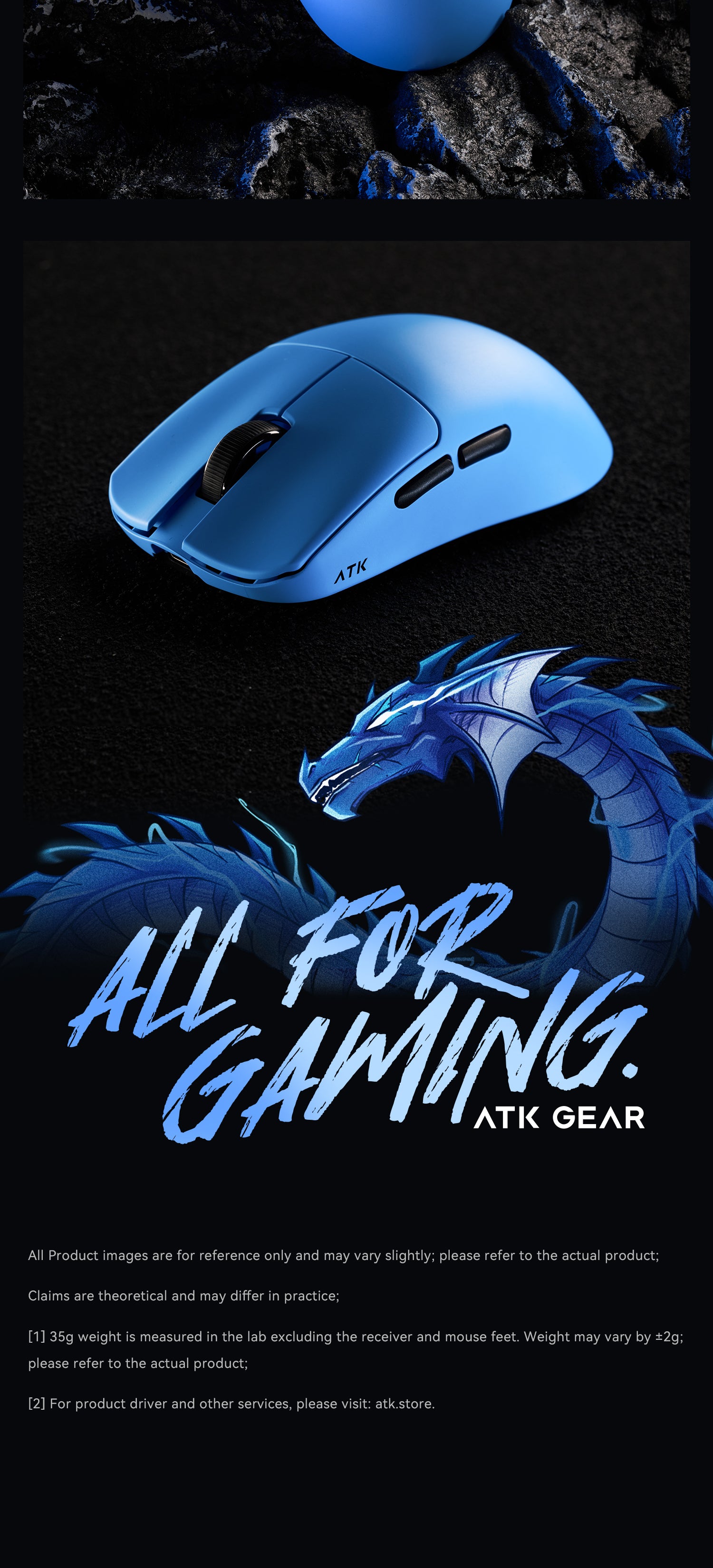 ATK F1 Extreme | Ultra-light Wireless Gaming Mouse – ATK Gaming Gear