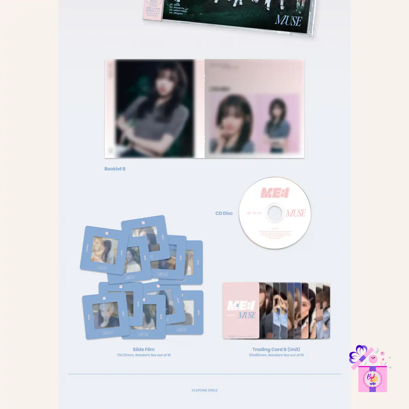 ME:I – MUSE (Limited Edition) [3rd Single Album] – Bak Bak K-Pop Store