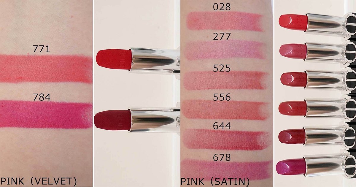 春の注目新作リップ全色見せ！】シャネルの新色やディオールの新作