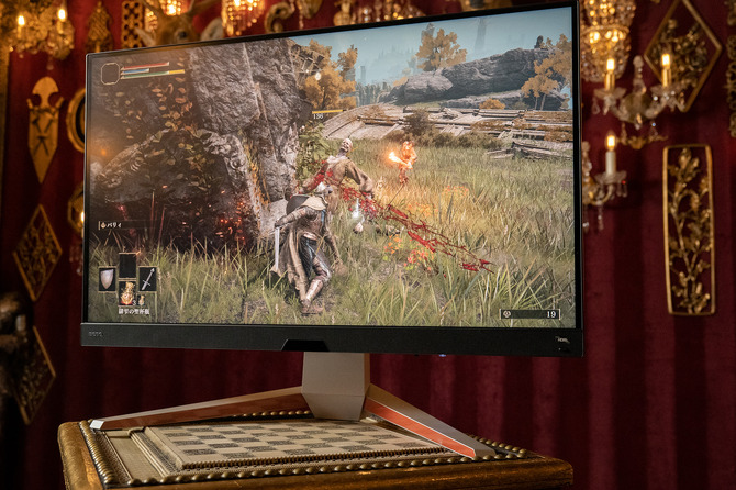 ハイエンドモニターで『ELDEN RING』を楽しもう！BenQ「MOBIUZ EX3210U