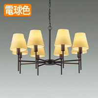 Sabiante 8灯シャンデリア・鉄錆色｜クラシックデザイン｜照明の