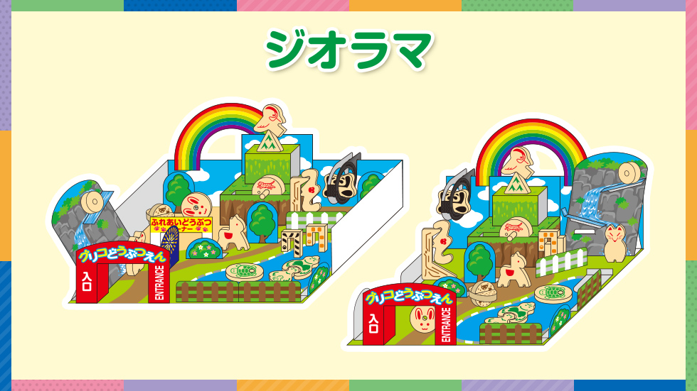 ジオラマのあそびかた | 【公式】江崎グリコ(Glico)