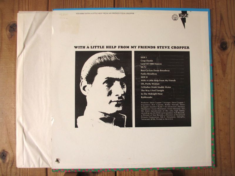 Steve Cropper / With A Little Help From My Friends - Guitar Records