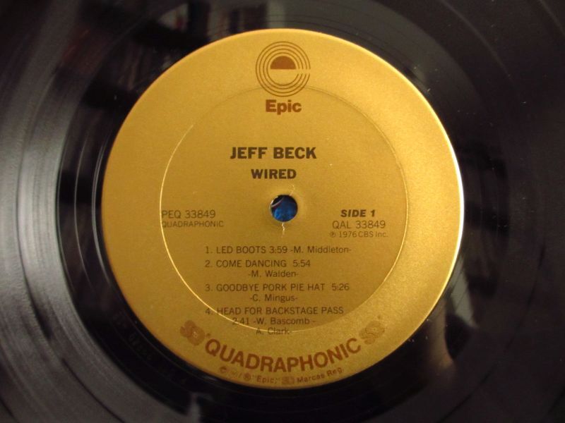 全曲ミックス違いの4チャンネル盤！□Jeff Beck / Wired (SQ
