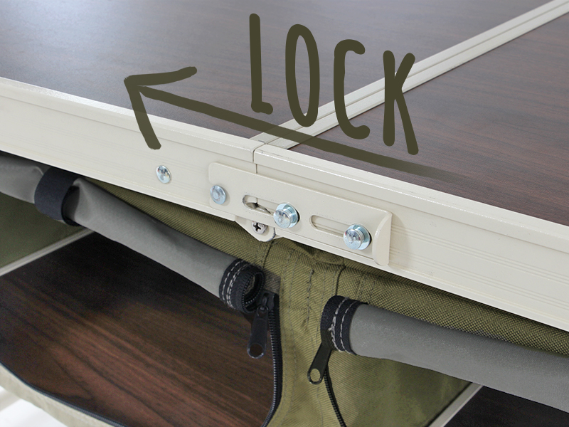 販売終了】グッドラックテーブル（カーキ） TB4-501 - DOD（ディーオー