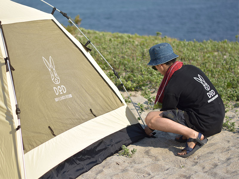 希少！販売終了品】DoD カンガルーテント Sサイズ ベージュ T2-538