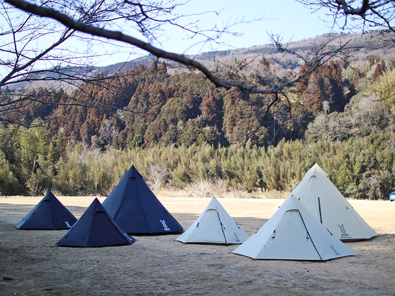 販売終了】ワンポールテントM（ベージュ） T5-47-BG - DOD（ディーオー