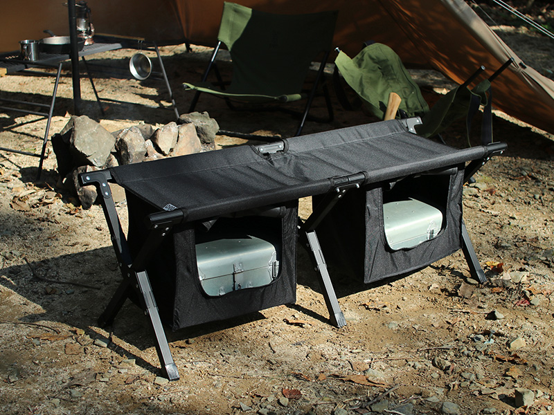 販売終了】ストレージベンチ（ブラック） FS2-246-BK - DOD