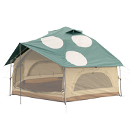 キノコテント（ライトカーキ） T4-610-KH - DOD（ディーオーディー