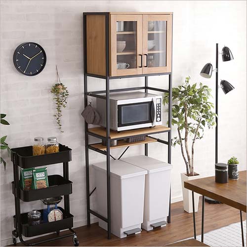 ヴィンテージごみ箱上ラック スリムタイプ 【GREACK-グリック-】 GCK