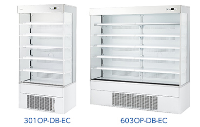 下置型インバータ制御オープンショーケース/別置型オープンショー