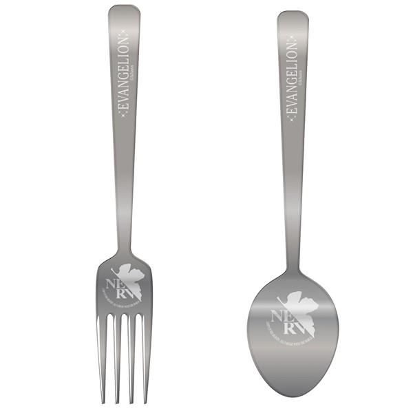 エヴァンゲリオン新劇場版 NERVカトラリー フォーク＆スプーンセット