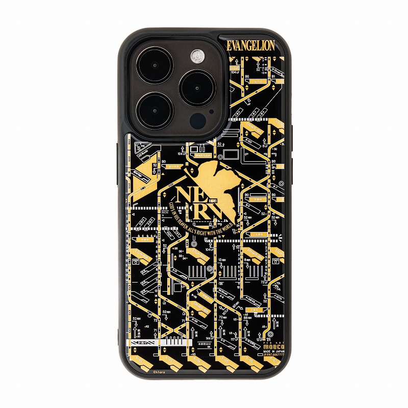 FLASH EVA13 基板アートiPhone 15Pro Maxケース/黒（電子技販