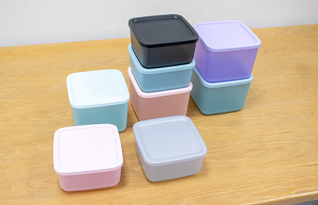 カラフルでおしゃれなタッパー弁当に。タッパーウェアのキュービックス