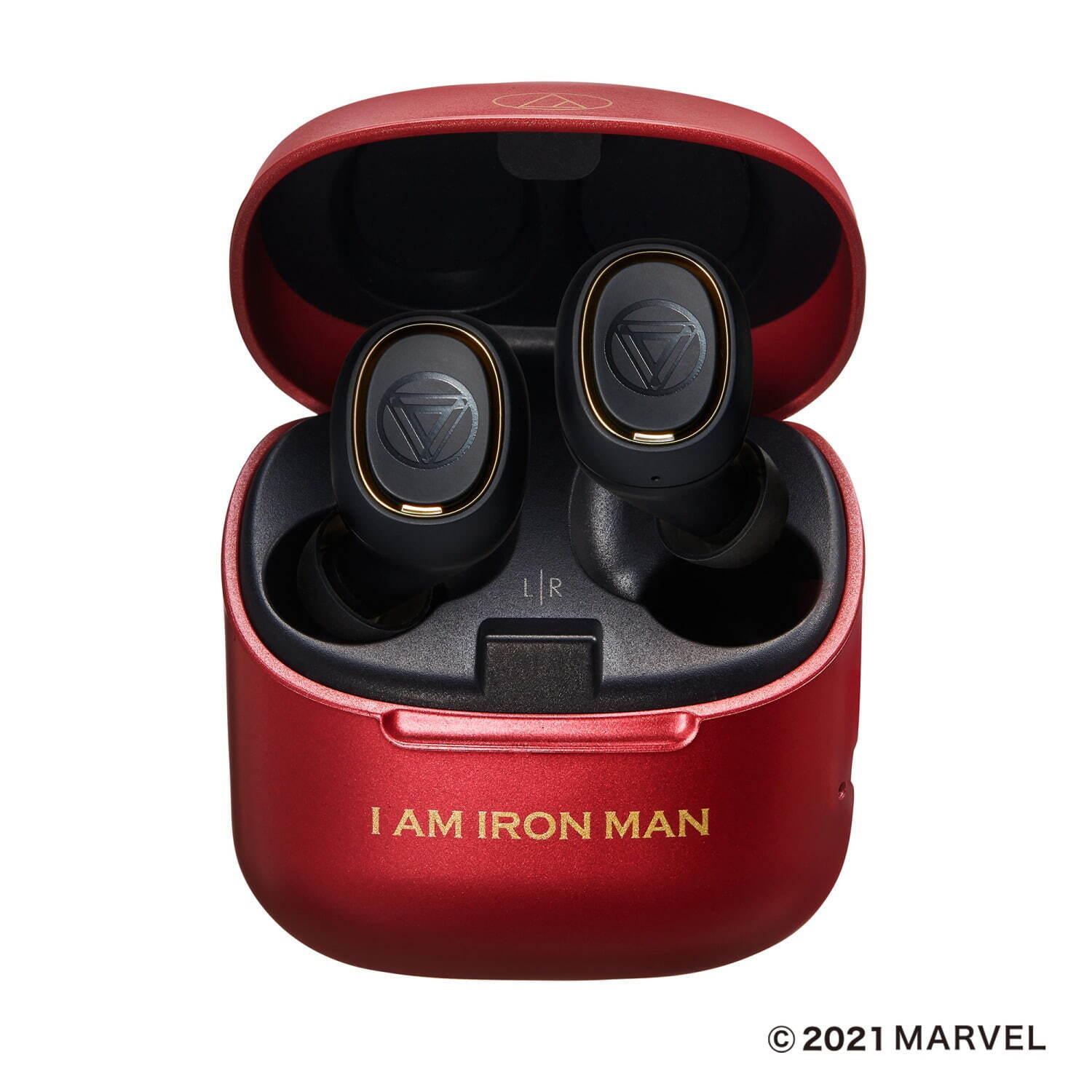 オーディオテクニカ、アイアンマン仕様のワイヤレスイヤホン