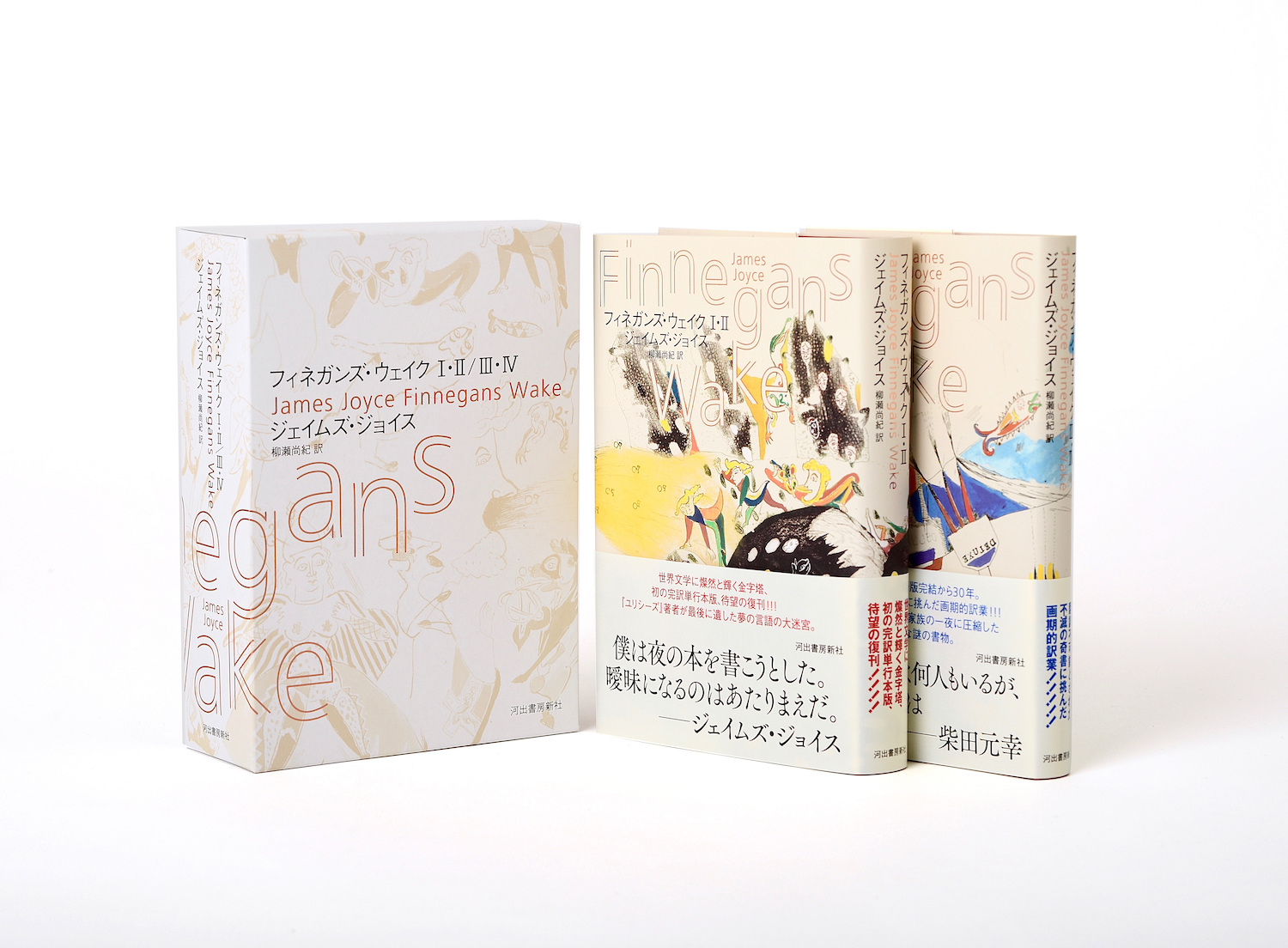 フィネガンズ・ウェイク Ⅰ・Ⅱ／Ⅲ・Ⅳ セット :ジェイムズ・ジョイス