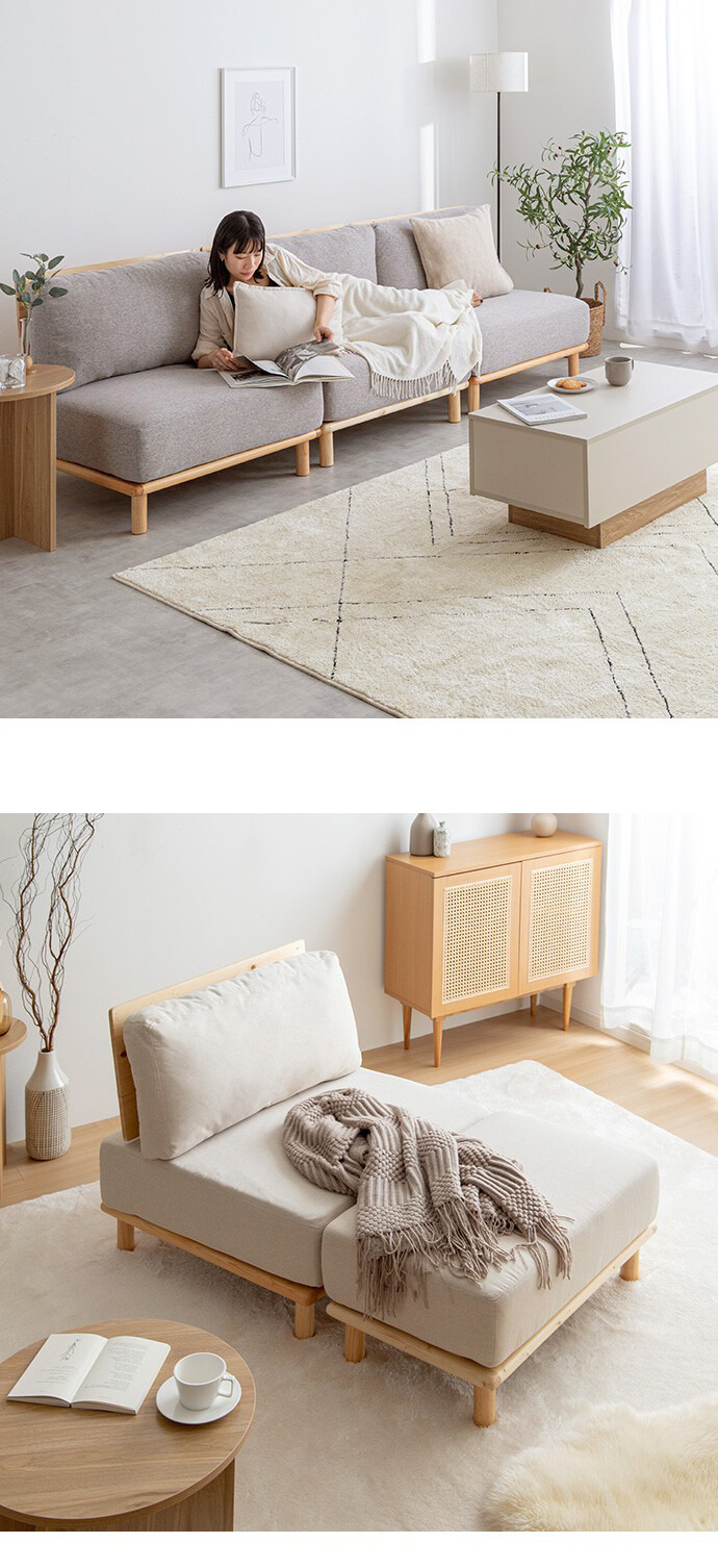 ソファ Ricordo オットマン 単品 2色対応の通販情報 - 家具通販の