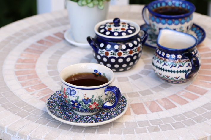 カップ＆ソーサー(VENA)ポーリッシュポタリー(ポーランド食器)