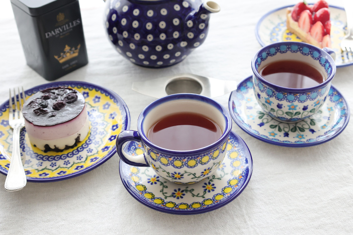 カップ＆ソーサー−ポーリッシュポタリー(ポーランド食器)