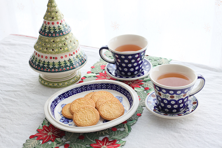 クリスマスツリー・ポーリッシュポタリー(ポーランド食器)