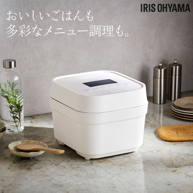 アイリスオーヤマ 炊飯器 銘柄炊き IH炊飯ジャー 5.5合 ホワイト RC