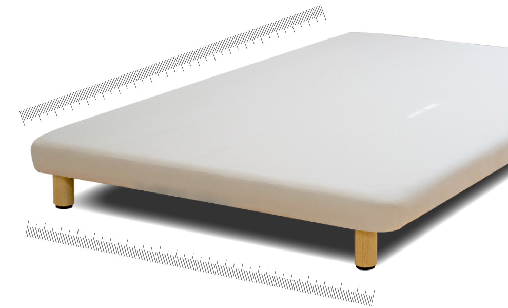 オーダーメイド ベッド 脚付きボトムベッド ノーマルタイプ 幅30cm