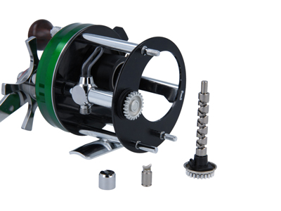 Avail/アベイル】ABU 1500C、2500C用 アルミウォームシャフト, アルミ