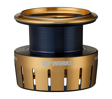 ダイワ・SLPワークス純正】23ソルティガ シャロースプール/ゴールド