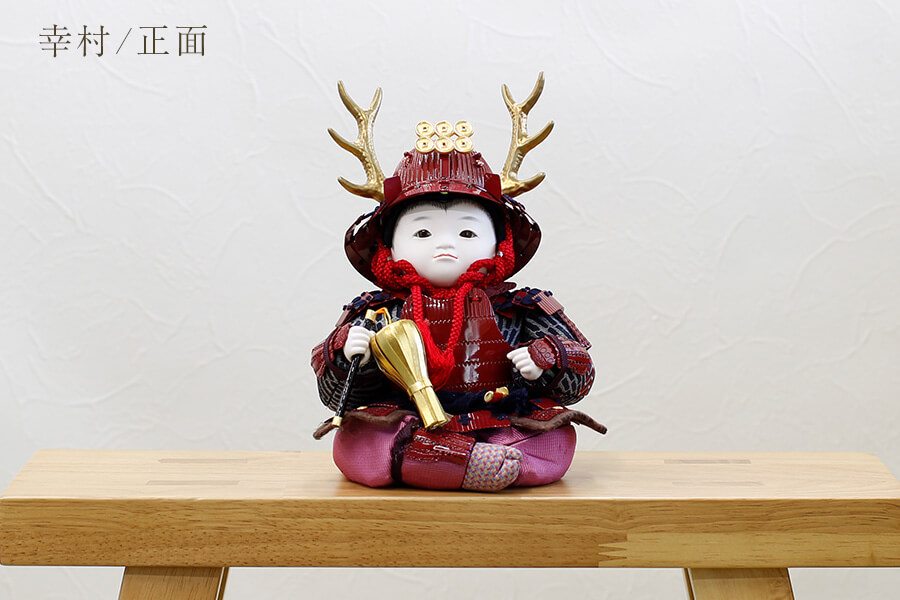 おしゃれな五月人形のひととえ｜幸村｜白金