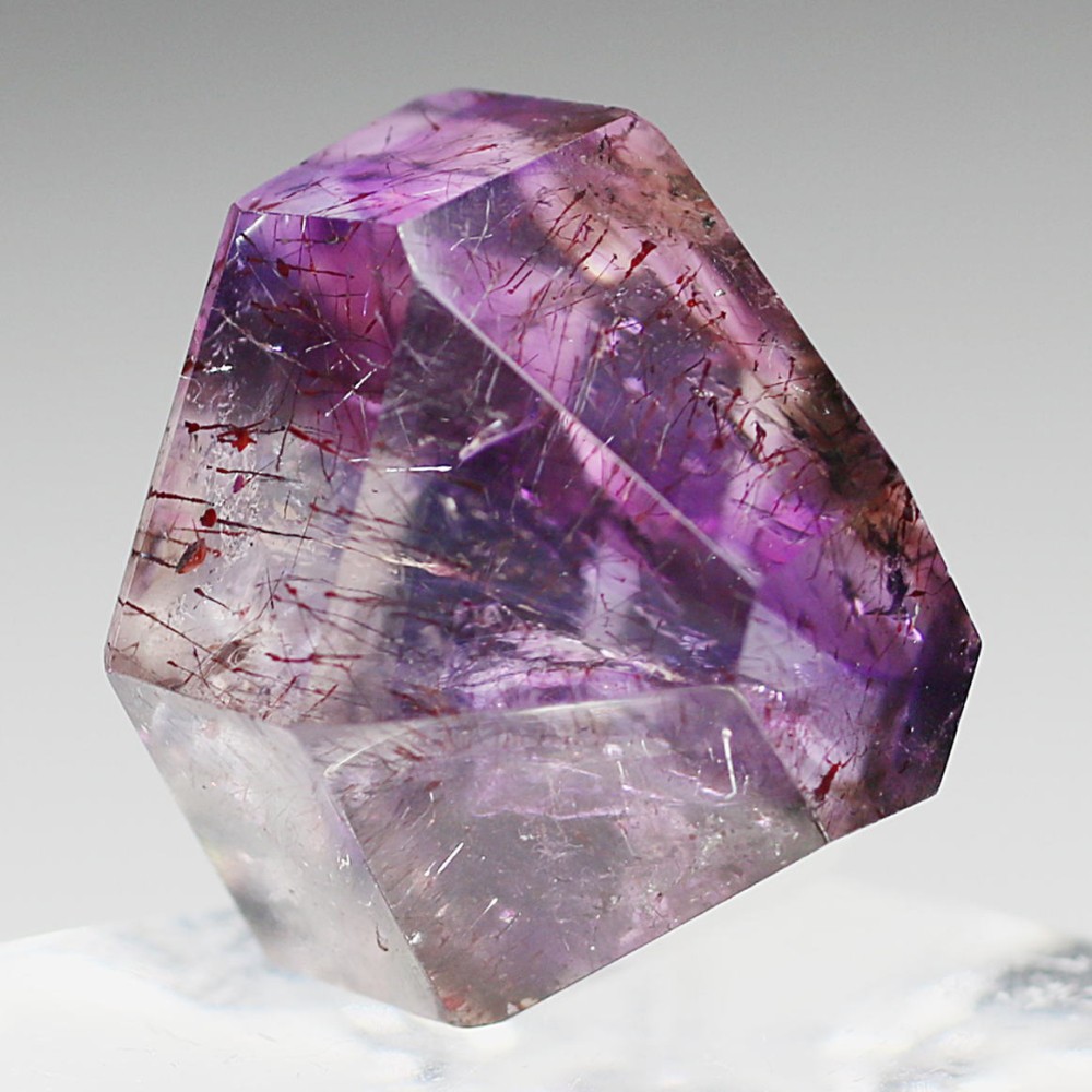 マダガスカル産]アメジストエレスチャルフリーカット（アメジスト