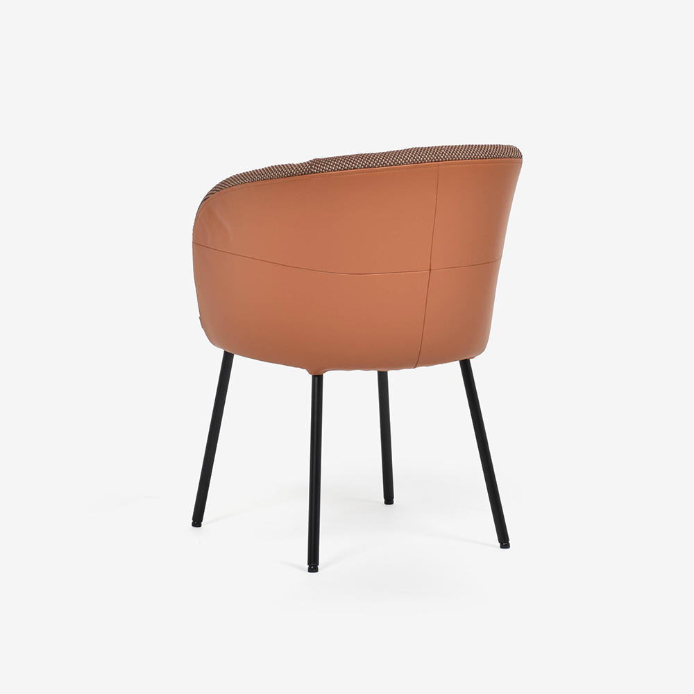 ROLF BENZ（ロルフベンツ）ダイニングチェア（肘付き）「ノア」革