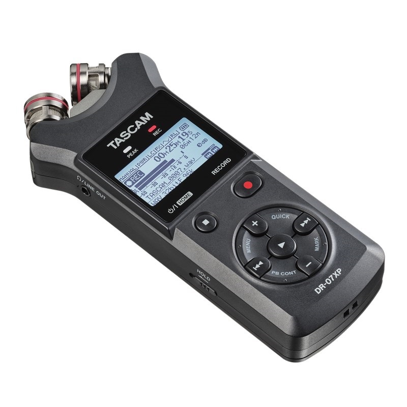 TASCAM DR-07XP(可動式マイク搭載32ビットフロート録音対応ステレオ